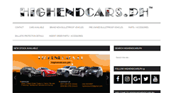 Desktop Screenshot of highendcars.ph